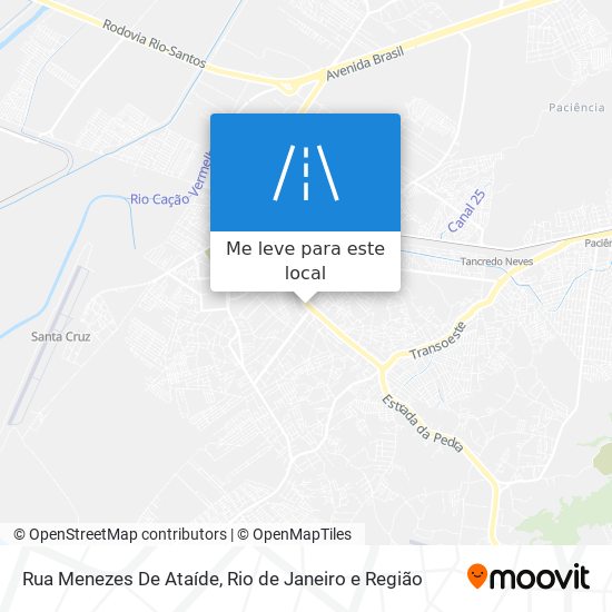 Rua Menezes De Ataíde mapa