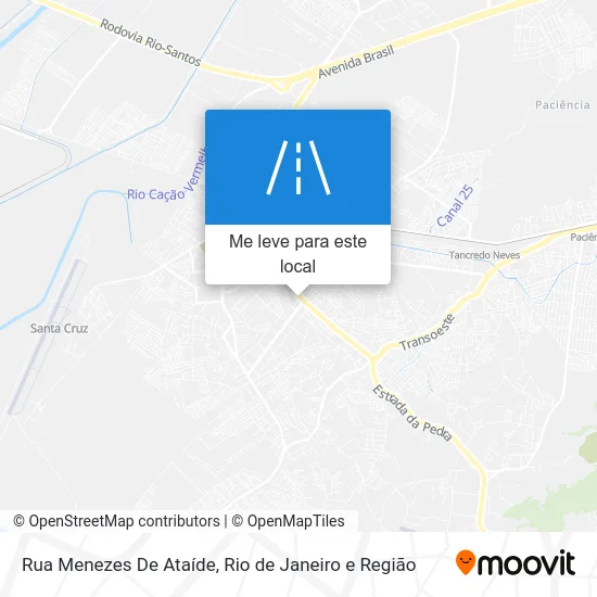 Rua Menezes De Ataíde mapa