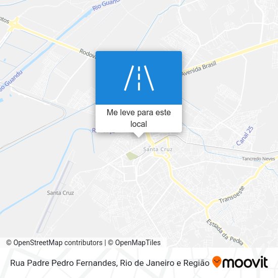 Rua Padre Pedro Fernandes mapa