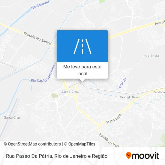 Rua Passo Da Pátria mapa
