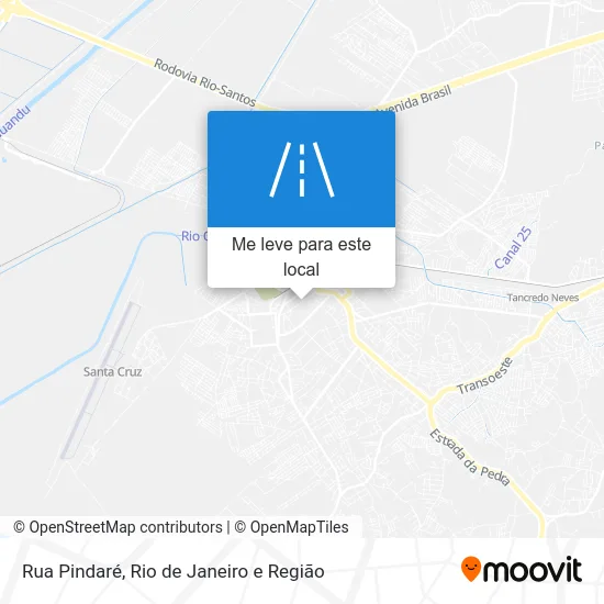 Rua Pindaré mapa