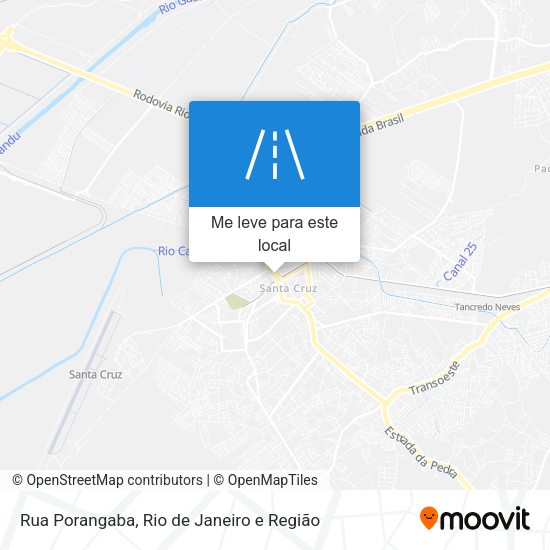 Rua Porangaba mapa