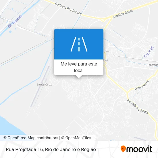 Rua Projetada 16 mapa