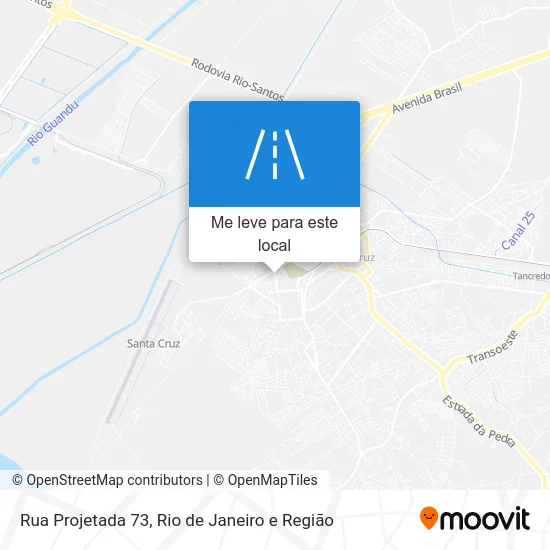 Rua Projetada 73 mapa