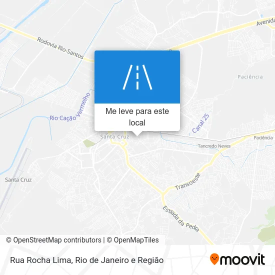 Rua Rocha Lima mapa