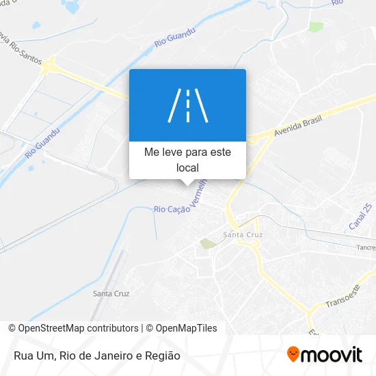 Rua Um mapa