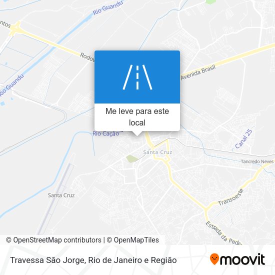 Travessa São Jorge mapa