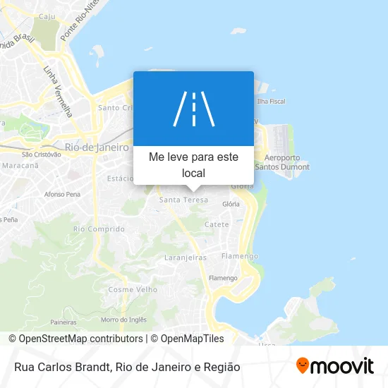 Rua Carlos Brandt mapa