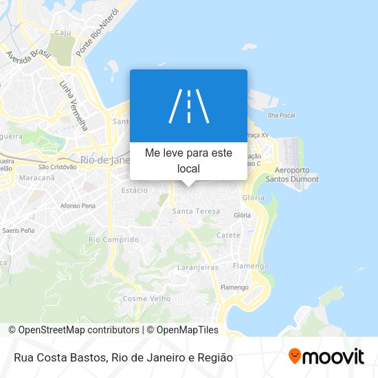 Rua Costa Bastos mapa