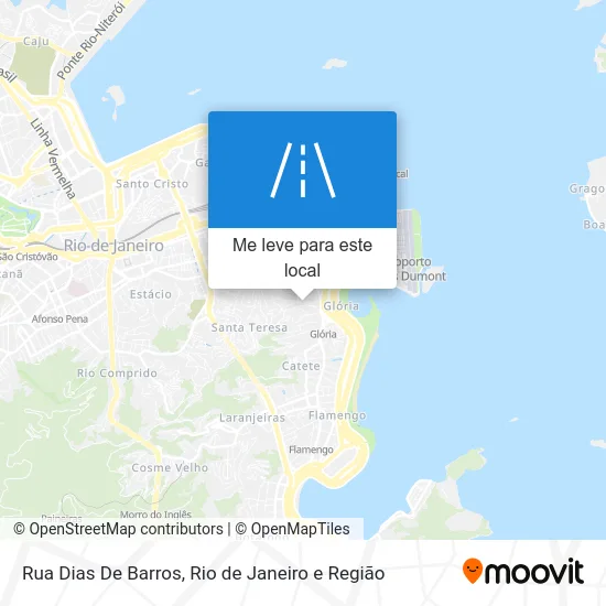 Rua Dias De Barros mapa