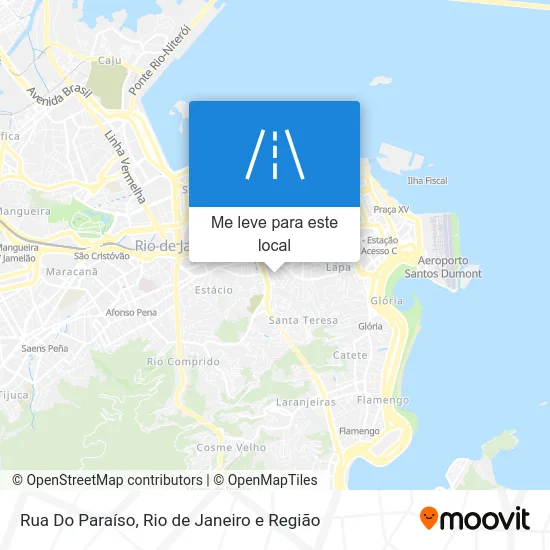 Rua Do Paraíso mapa