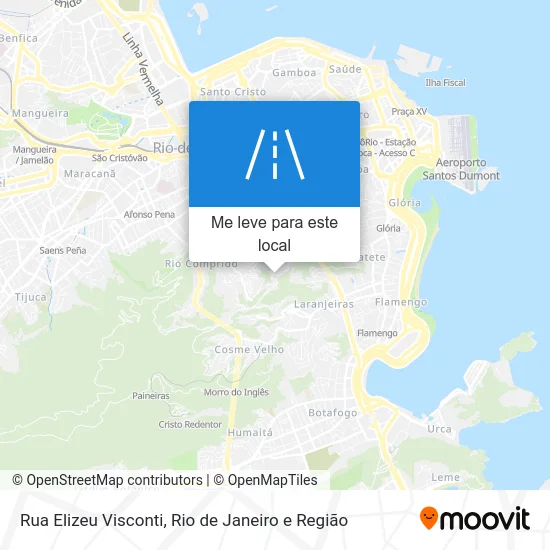Rua Elizeu Visconti mapa