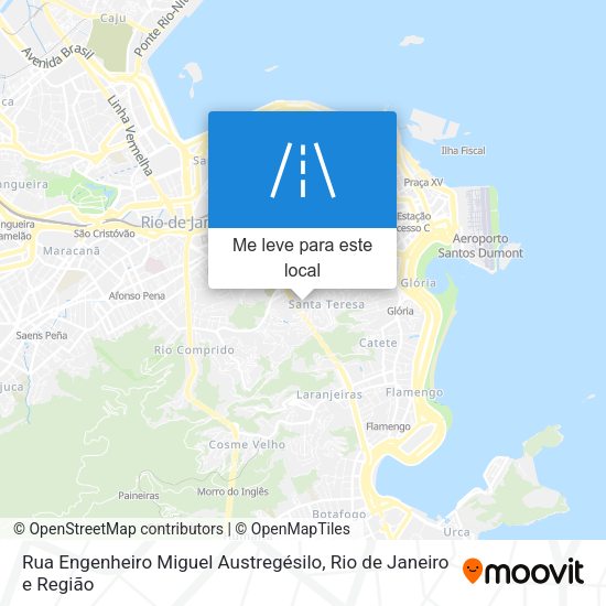 Rua Engenheiro Miguel Austregésilo mapa