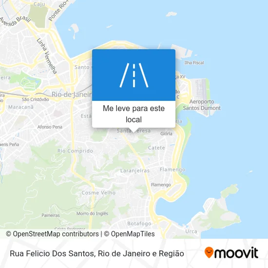 Rua Felicio Dos Santos mapa