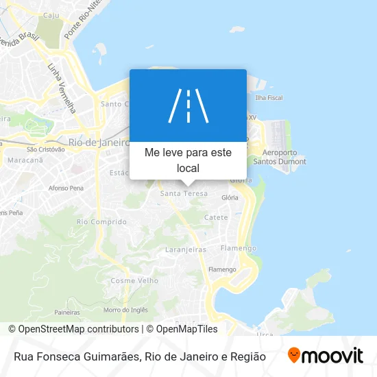 Rua Fonseca Guimarães mapa