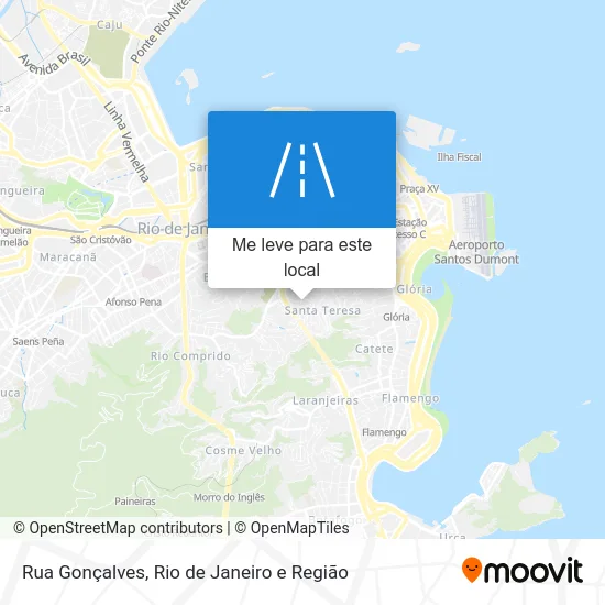 Rua Gonçalves mapa