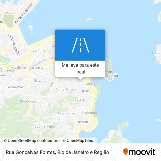 Rua Gonçalves Fontes mapa