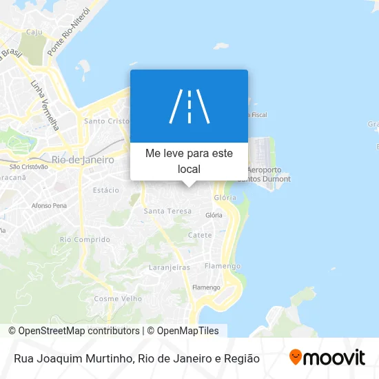 Rua Joaquim Murtinho mapa