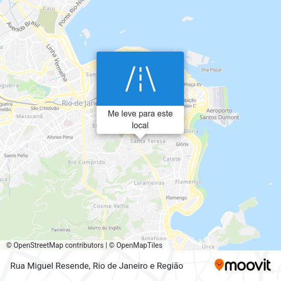 Rua Miguel Resende mapa