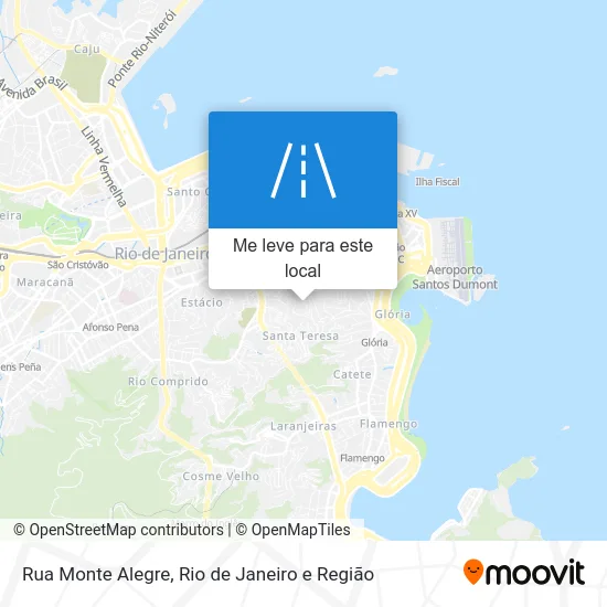 Rua Monte Alegre mapa