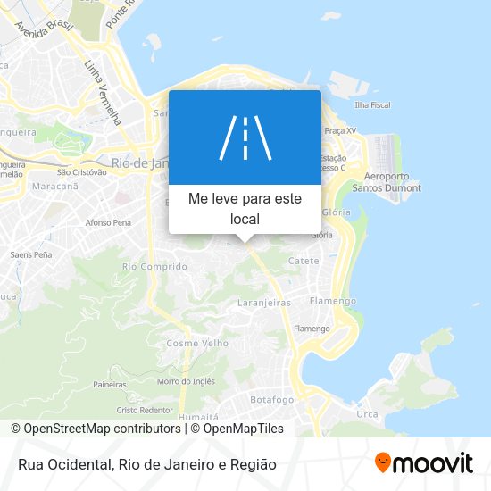 Rua Ocidental mapa
