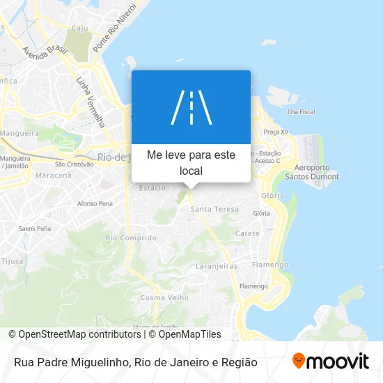 Rua Padre Miguelinho mapa