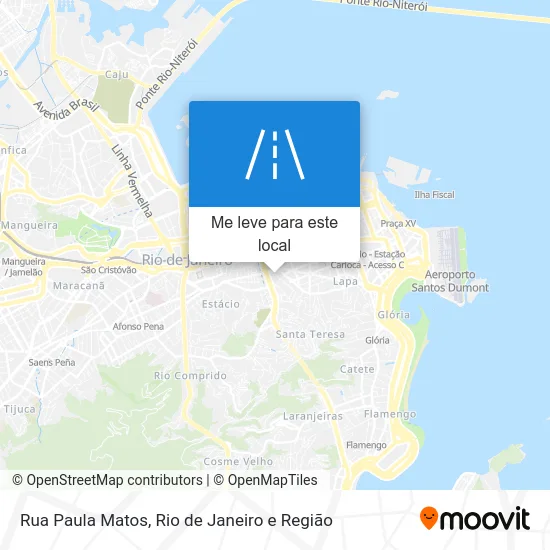 Rua Paula Matos mapa