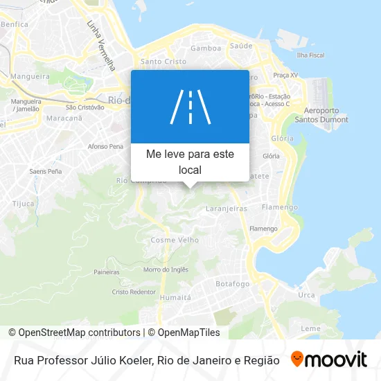 Rua Professor Júlio Koeler mapa