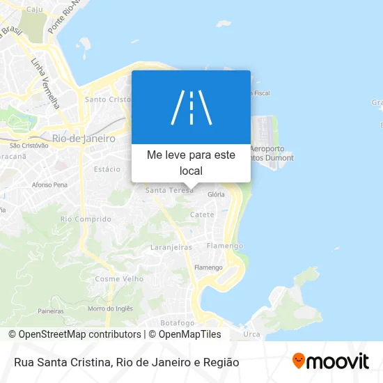 Rua Santa Cristina mapa