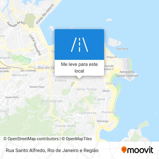 Rua Santo Alfredo mapa
