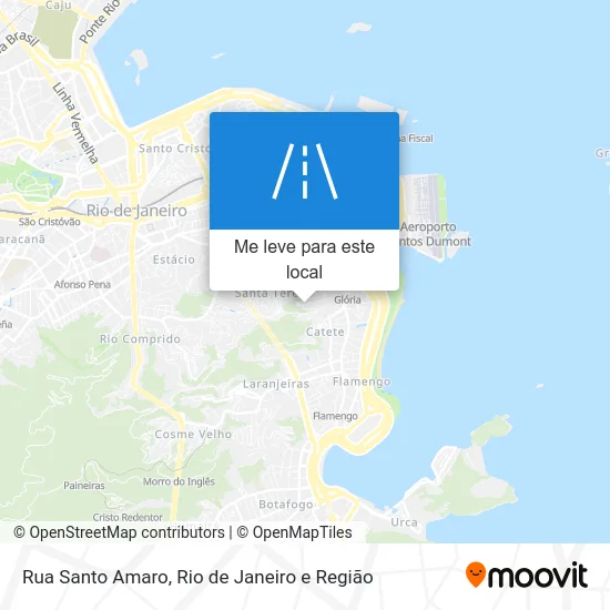 Rua Santo Amaro mapa