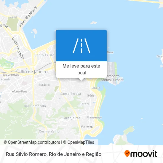 Rua Sílvio Romero mapa