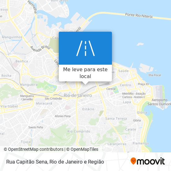 Rua Capitão Sena mapa