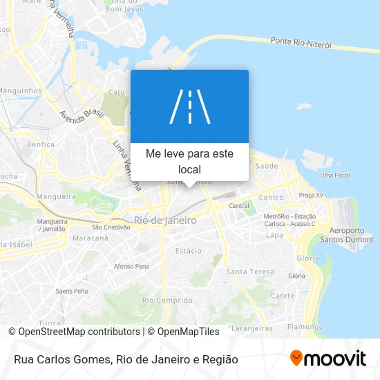 Rua Carlos Gomes mapa