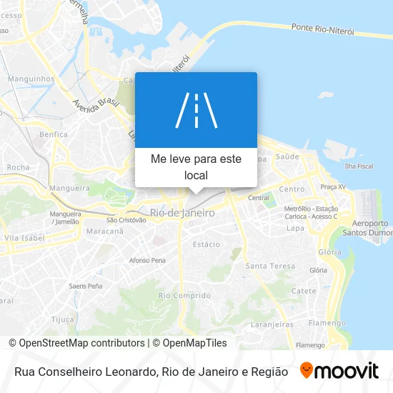 Rua Conselheiro Leonardo mapa