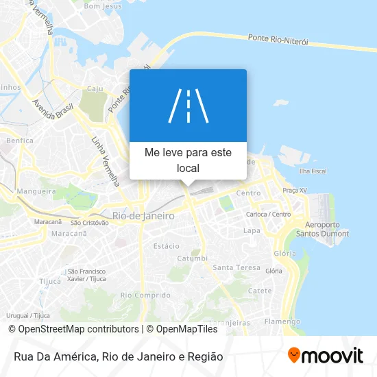 Rua Da América mapa