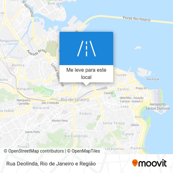 Rua Deolinda mapa