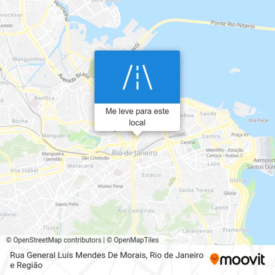 Rua General Luís Mendes De Morais mapa