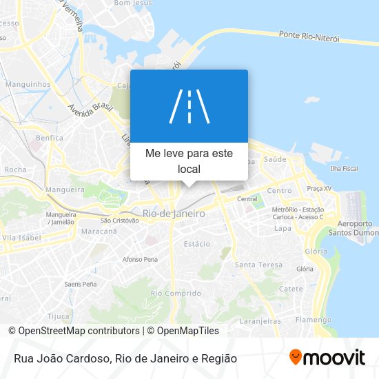 Rua João Cardoso mapa