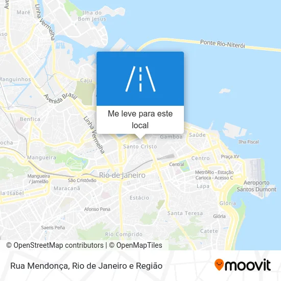 Rua Mendonça mapa
