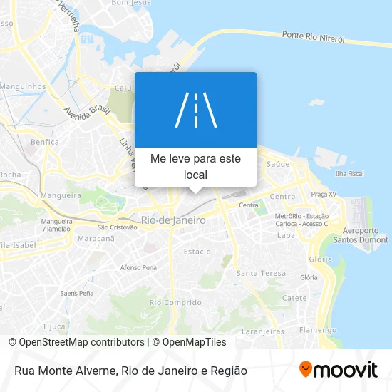 Rua Monte Alverne mapa