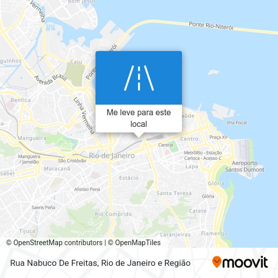 Rua Nabuco De Freitas mapa