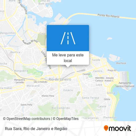 Rua Sara mapa