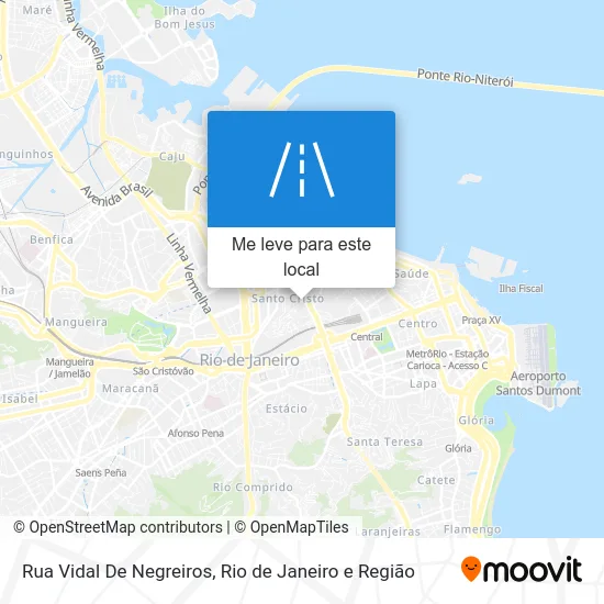 Rua Vidal De Negreiros mapa