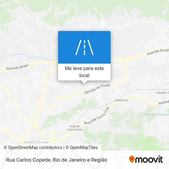 Rua Carlos Copede mapa