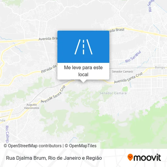 Rua Djalma Brum mapa