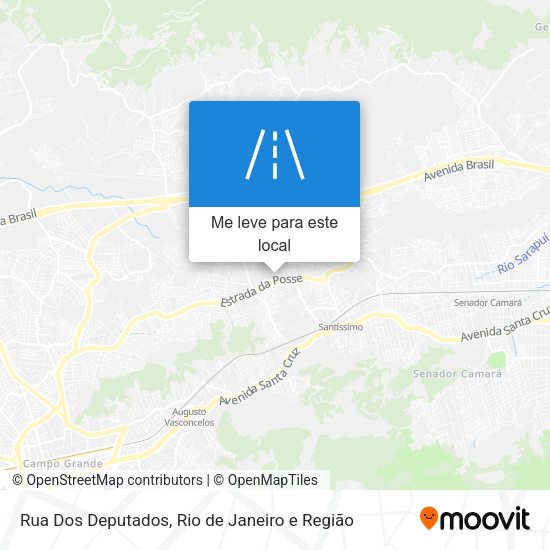 Rua Dos Deputados mapa