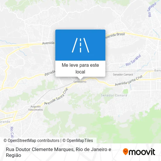 Rua Doutor Clemente Marques mapa