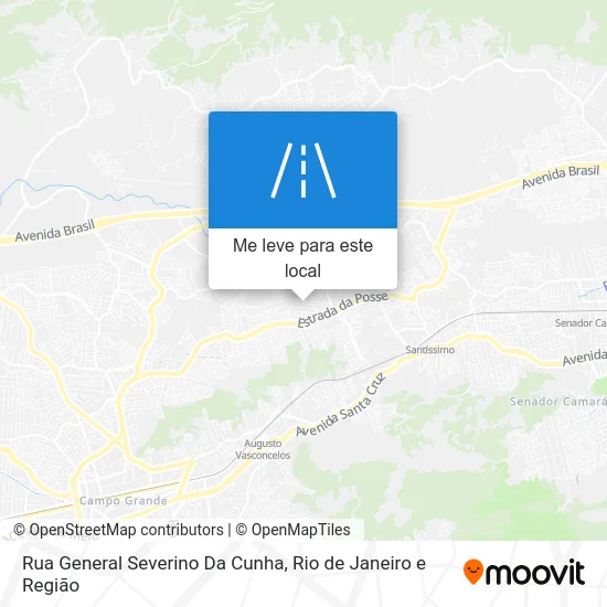Rua General Severino Da Cunha mapa
