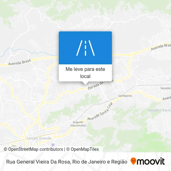 Rua General Vieira Da Rosa mapa